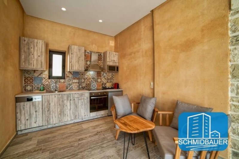 Kalamaki Kreta, Kalamaki: Komplex mit 6 Apartments, privaten Pools und herrlicher Aussicht zu verkaufen Gewerbe kaufen